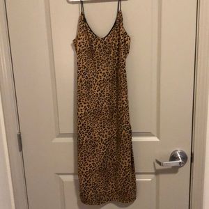 Cheetah print dress